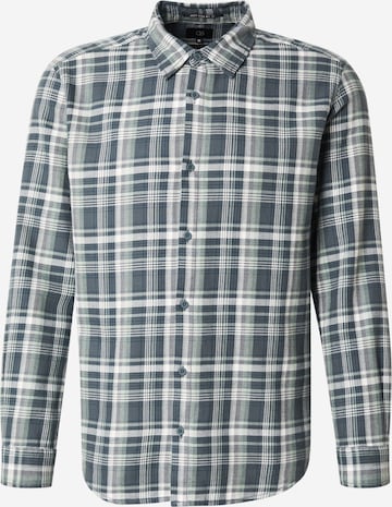 QS Regular fit Πουκάμισο σε μπλε: μπροστά