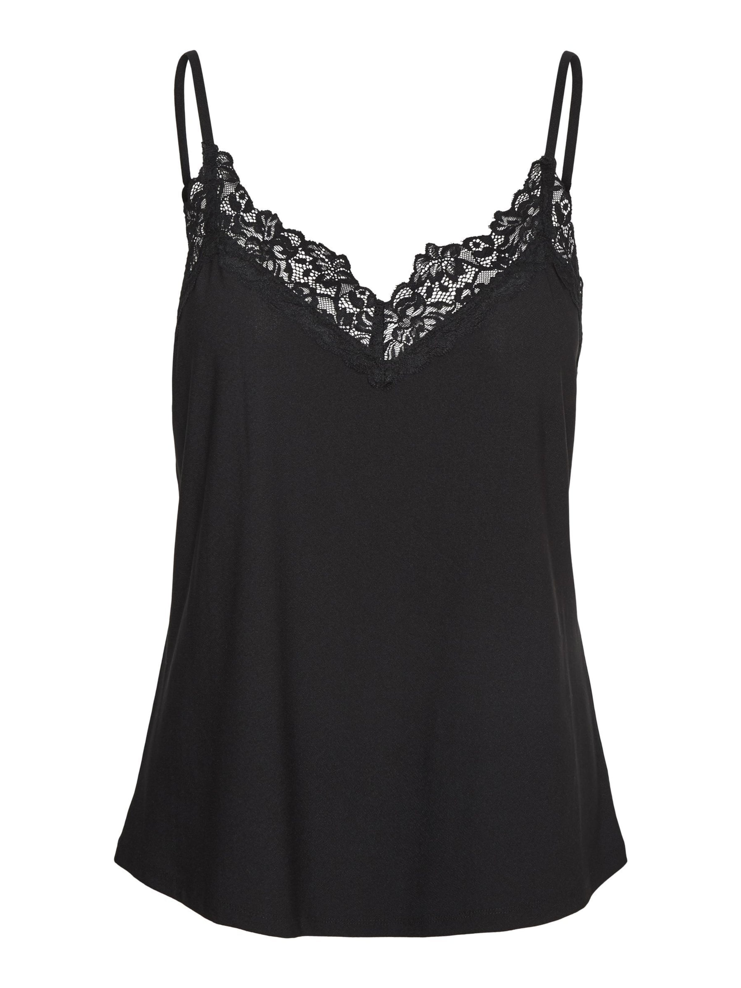 VERO MODA Top 'MILLA' in Black: front