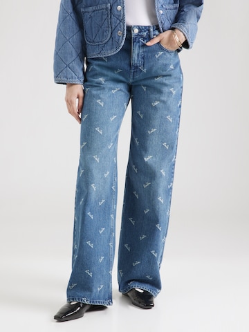 Lala Berlin Wide Leg Jeans 'Paola' in Blau: Vorderseite