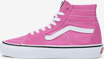 Baskets hautes 'UA SK8-Hi' VANS en rose : devant