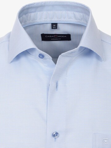 CASAMODA Slim fit Button Up Shirt in Blue