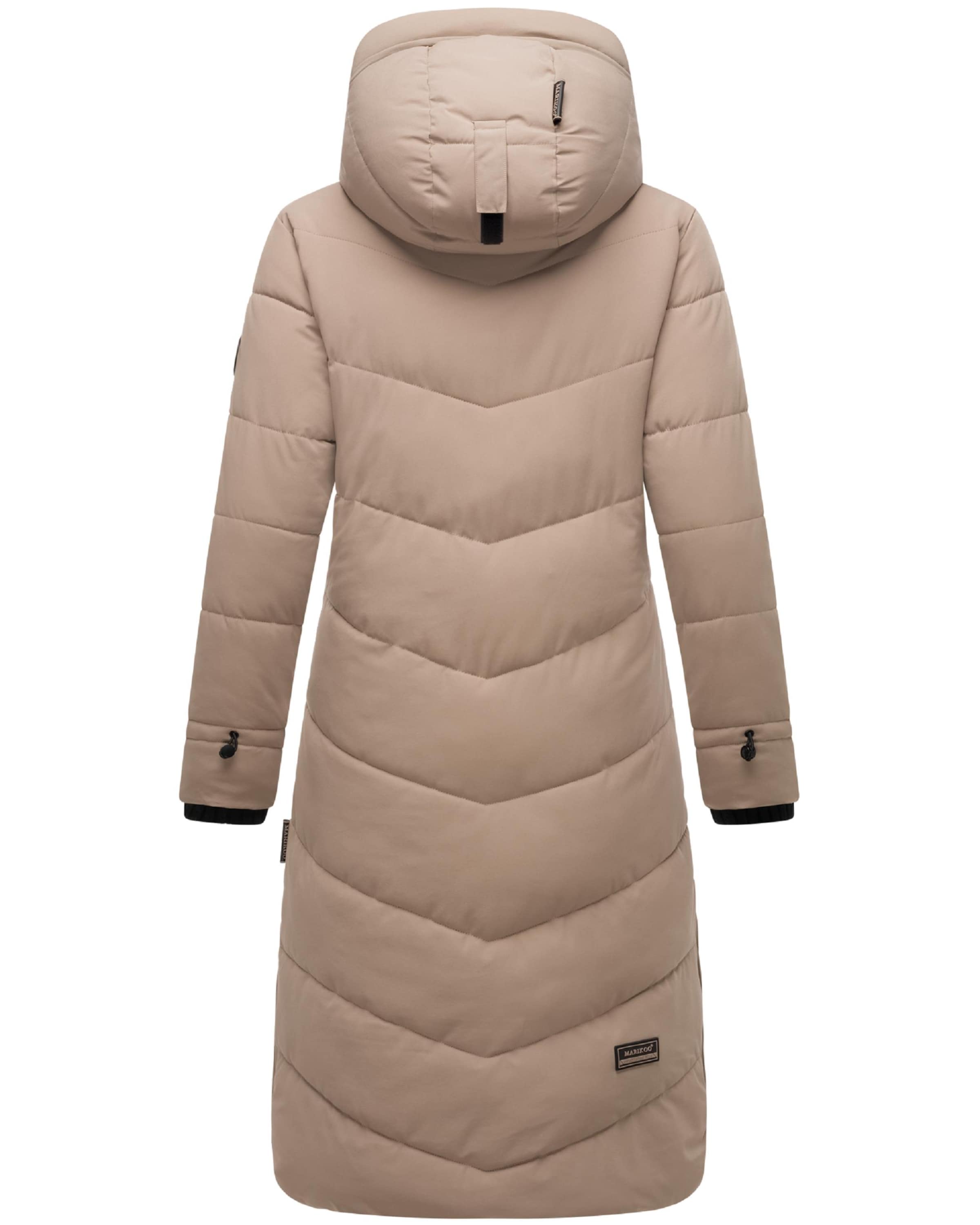 MARIKOO Vinterfrakke 'Benikoo' i beige