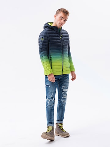 Ombre Between-season jacket 'C319' in Blue