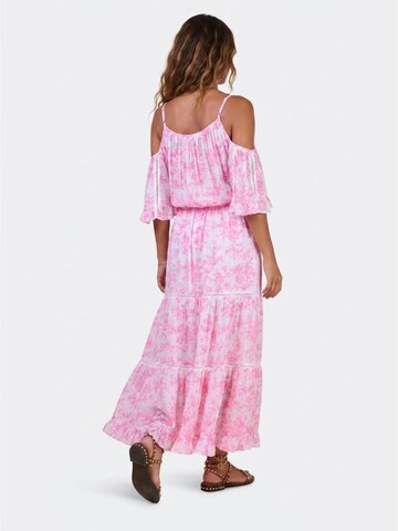 Miss June Jurk 'Robe Longue Karena' in Blauw