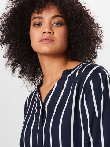 KAFFE CURVE Bluse 'Sida' in Blau