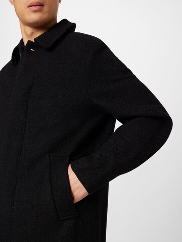 Brixtol Textiles Přechodný kabát – černá
