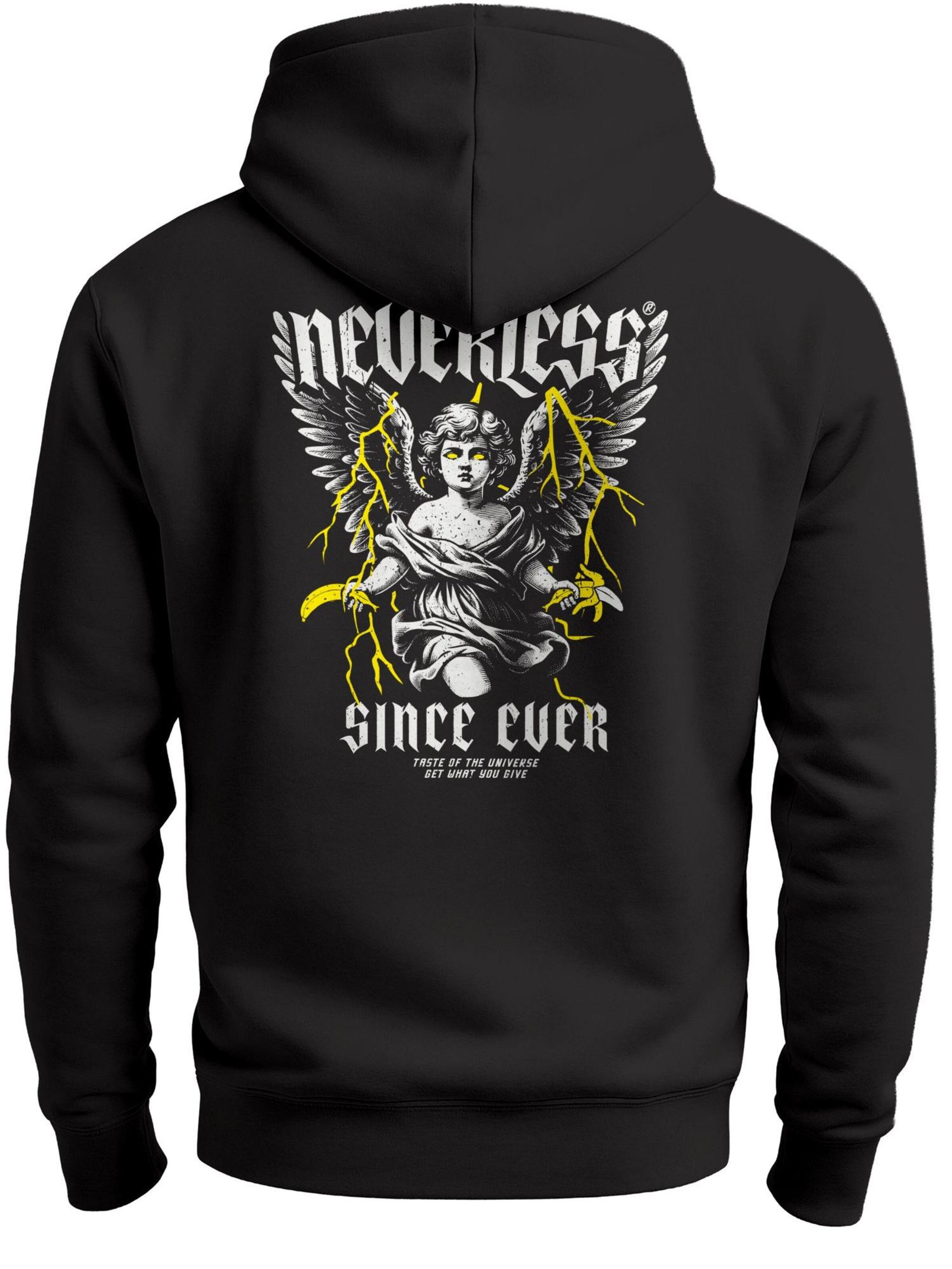 Neverless Sweatshirt 'Guns' in Black