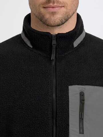 BLEND Fleecejacke 'Bhlauke' in Schwarz