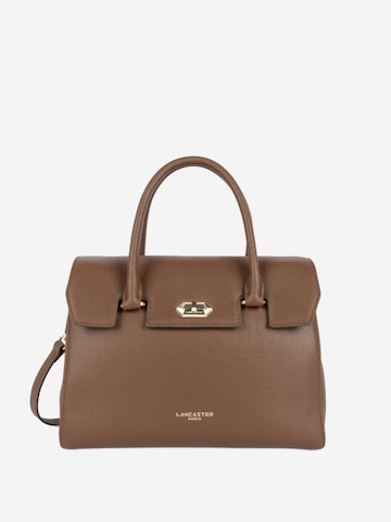 Borsa a mano 'Lancaster Sac à main A rabat avec fermoir M Milano Cosmos Châtaigne' di LANCASTER Paris in marrone: frontale