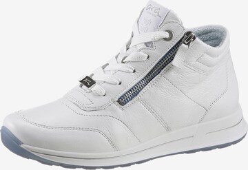 ARA High-Top Sneakers in White: front