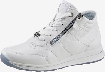 ARA High-Top Sneakers in White: front