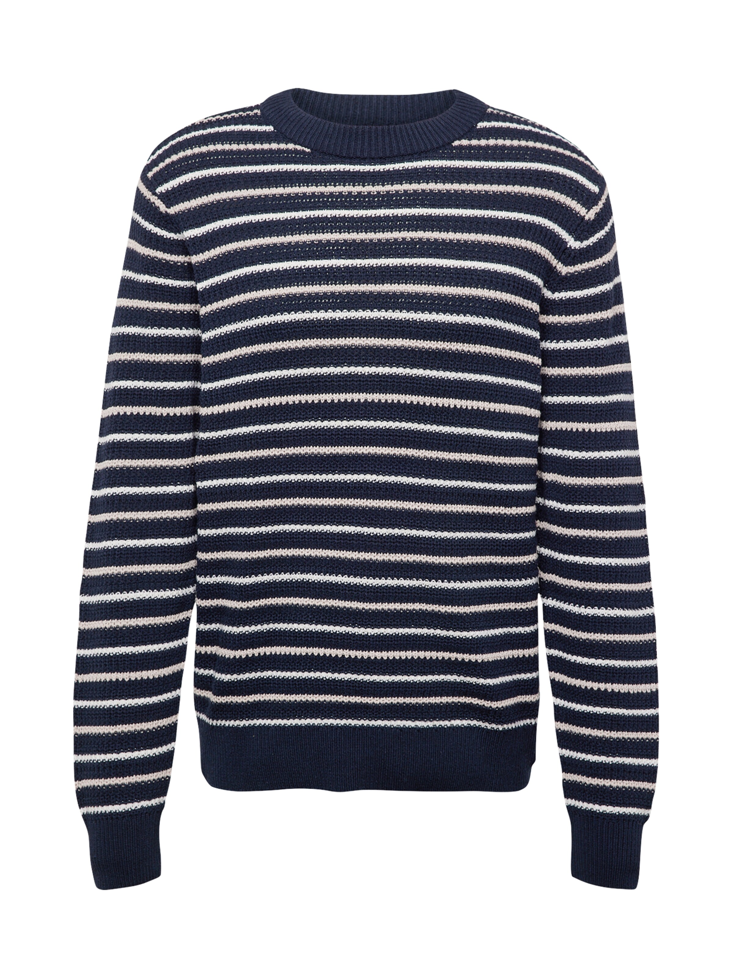 JACK & JONES Sweter 'JORBRONX' w kolorze niebieski: przód