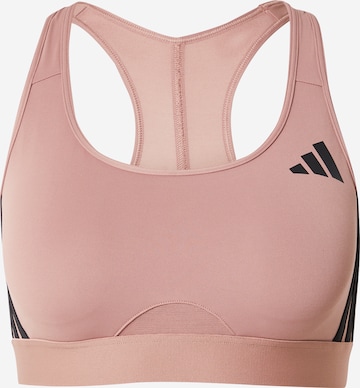 Soutien-gorge de sport ADIDAS PERFORMANCE en rose : devant