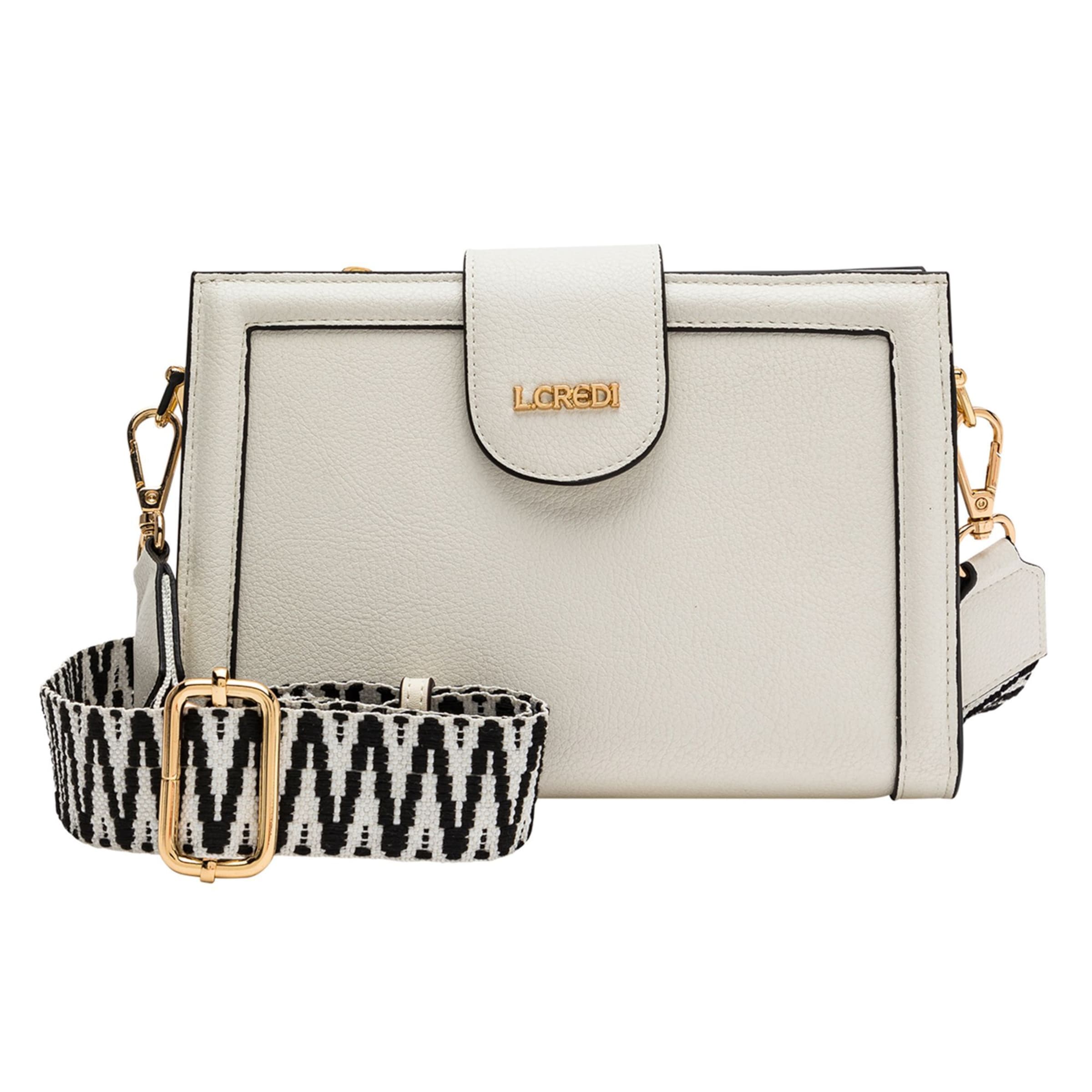 Sacs à main 'Mirja' L.CREDI en blanc : devant