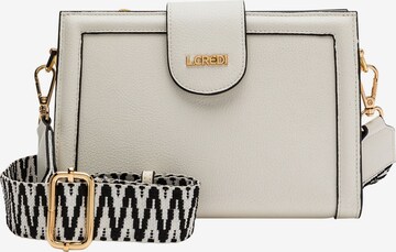 L.CREDI Crossbody Bag 'Mirja' in White: front