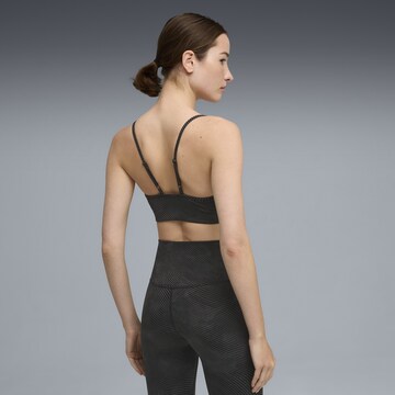 PUMA Bustier Sport bh 'Cloudspun' in Zwart