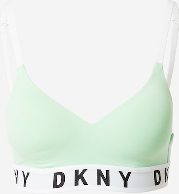 DKNY Intimates Bralette Bra in Green: front