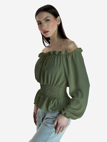 Elara Bluse in Grün