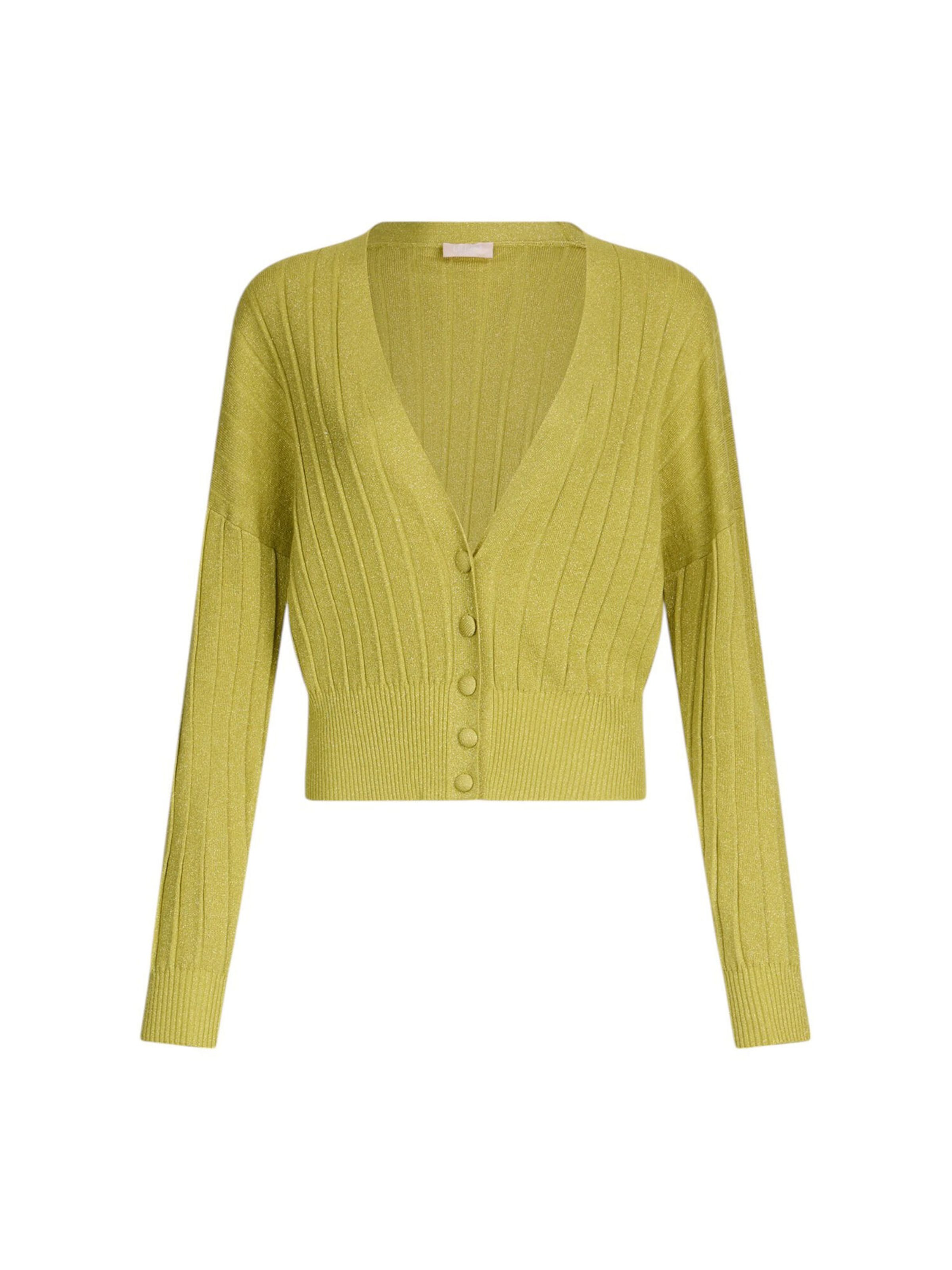 Liu Jo Gebreid vest in Groen: voorkant