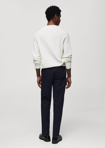 Pull-over 'Essentials' MANGO MAN en blanc