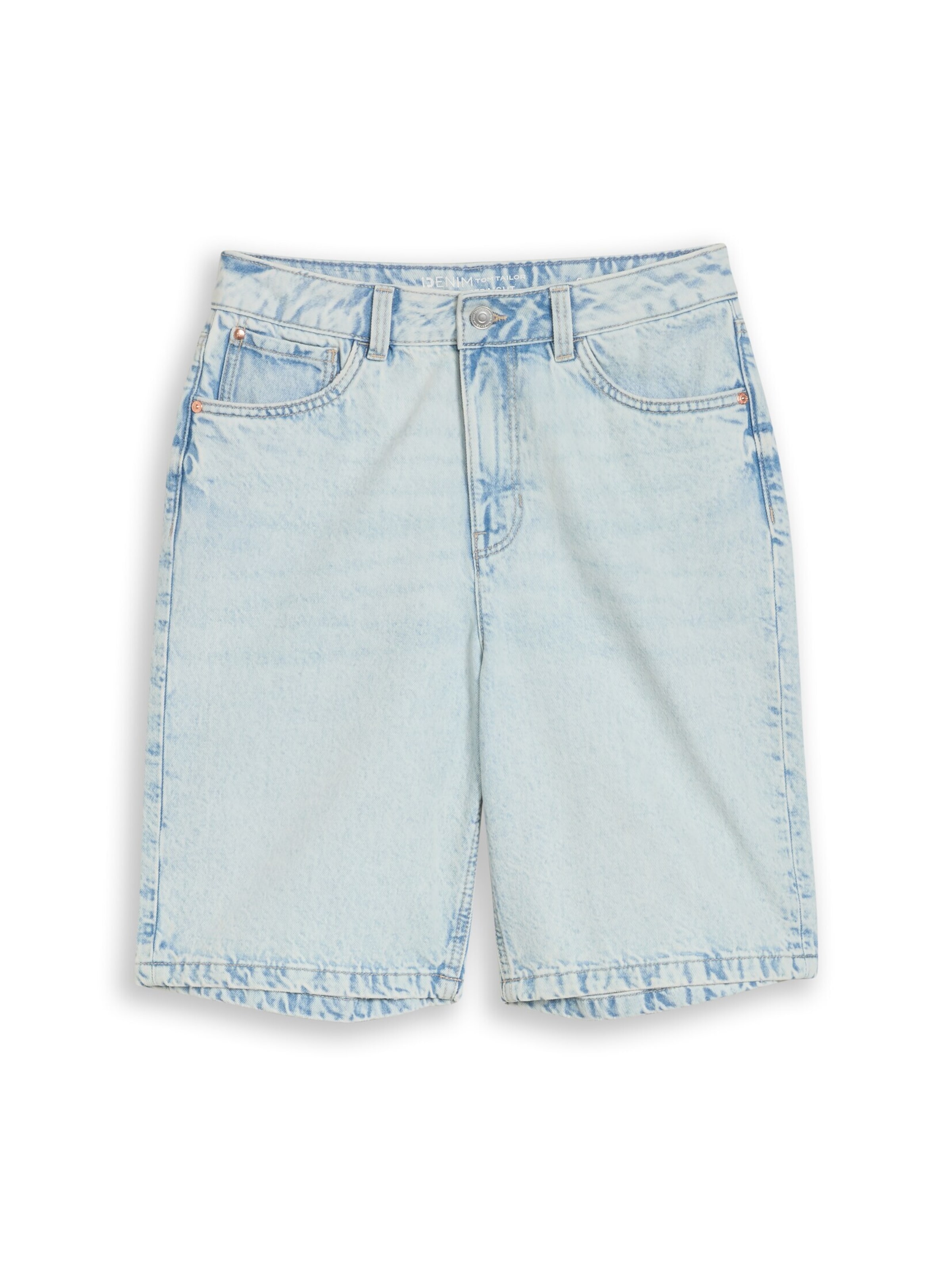 TOM TAILOR DENIM Shorts 'TTELIN' in hellblau, Produktansicht
