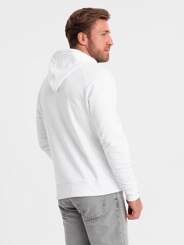 Ombre Sweatshirt in White