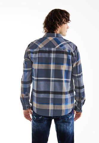 Street One MEN Regular Fit Hemd in Blau