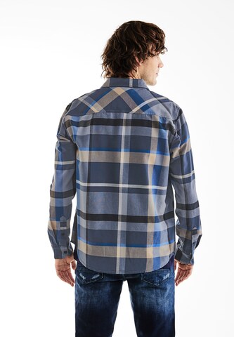 Street One MEN Regular fit Button Up Shirt in Blue