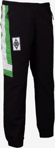 COPA FOOTBALL Regular Traditional pants 'Borussia Mönchengladbach 1995 Trainingsbroek' in Black: front