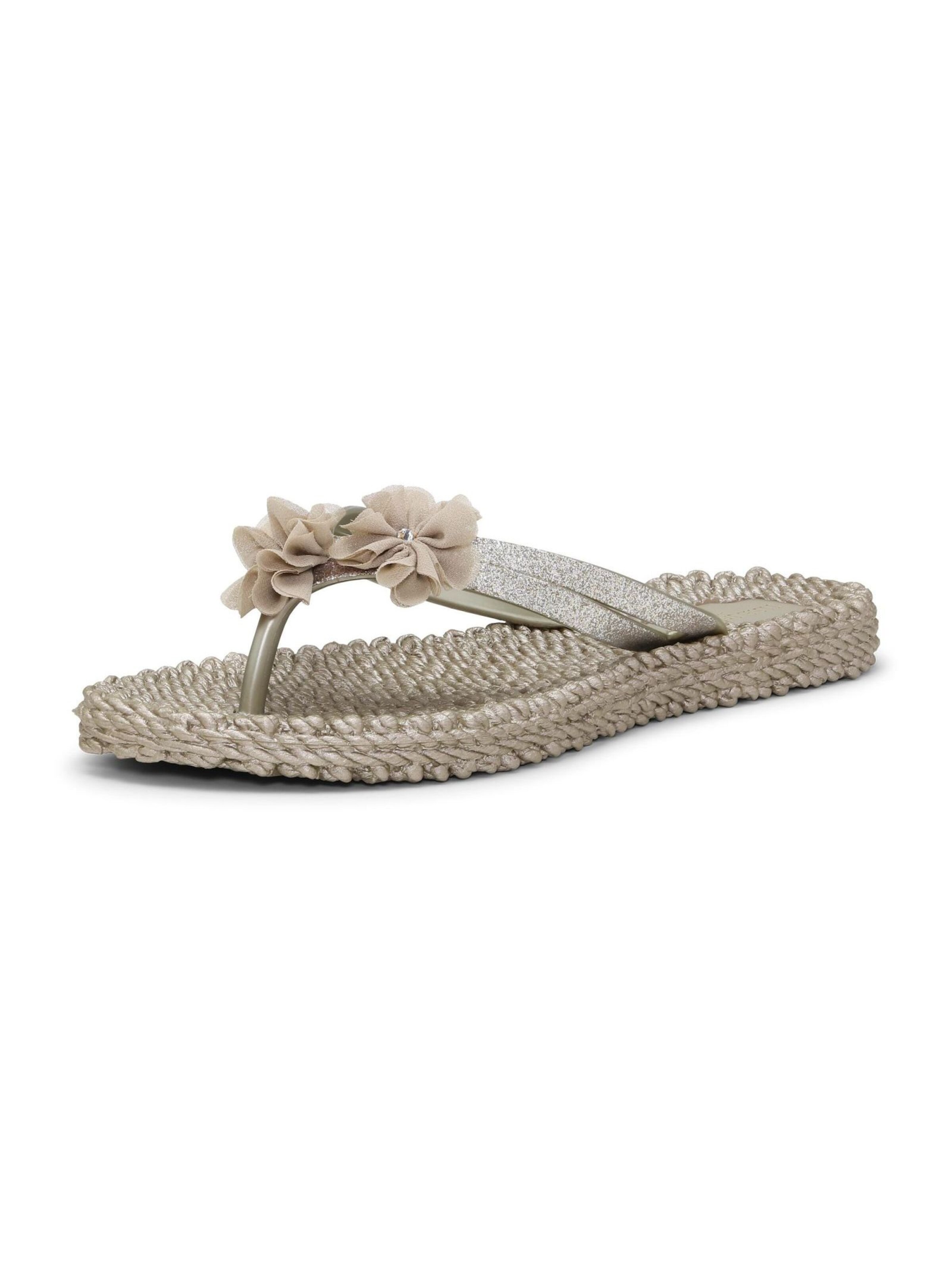 ILSE JACOBSEN T-bar sandals 'Cheerful18F' in Grey: front