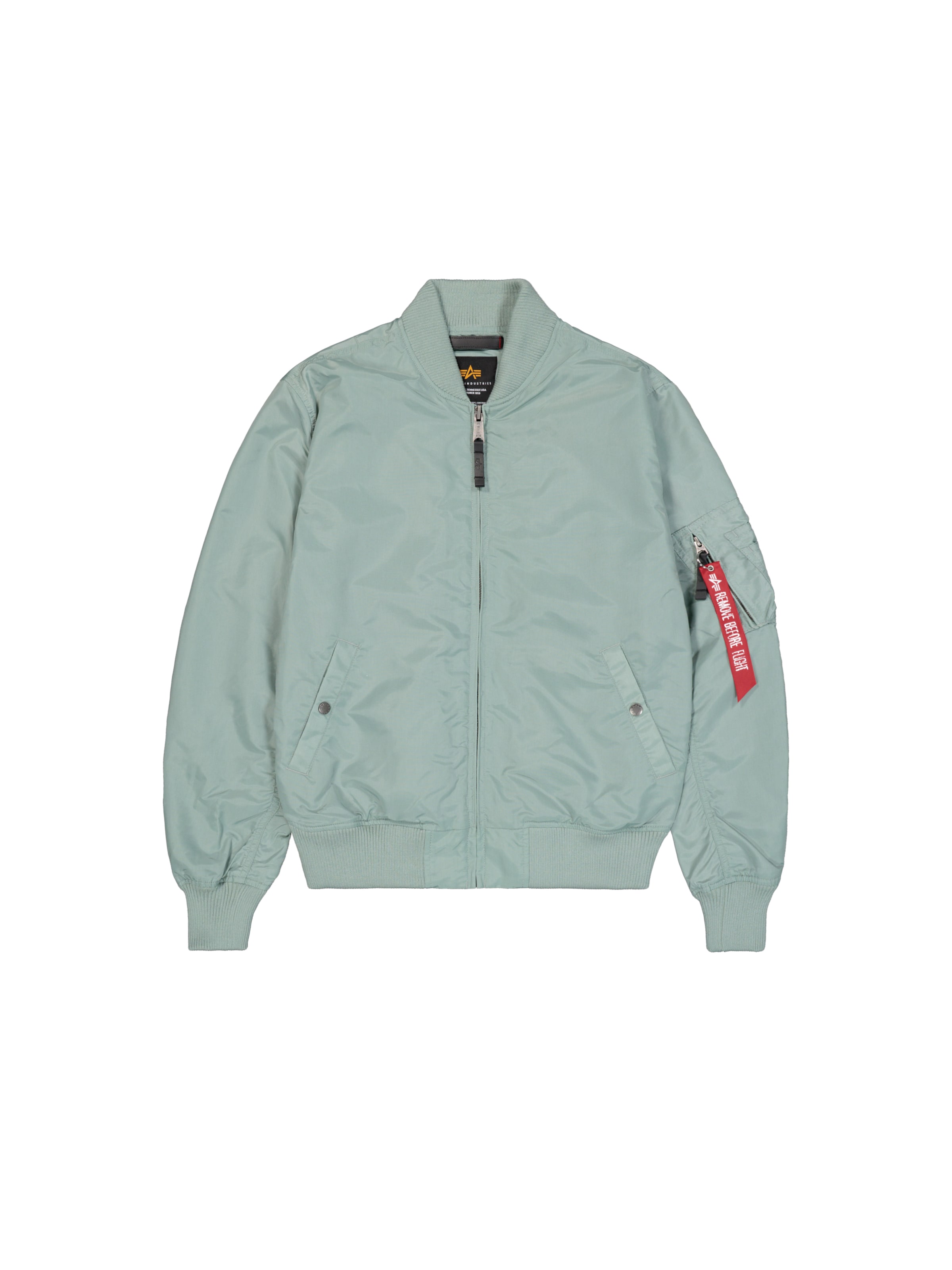 ALPHA INDUSTRIES - Chaqueta de entretiempo en verde: frente