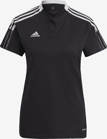 ADIDAS SPORTSWEAR Performance Shirt 'Tiro 21' in Black: front