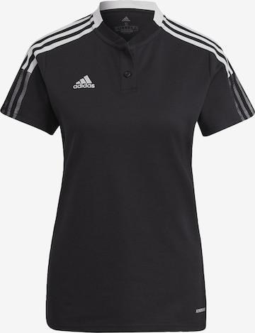 ADIDAS SPORTSWEAR Performance Shirt 'Tiro 21' in Black: front