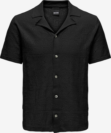 T-Shirt Only & Sons en noir : devant