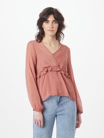 ABOUT YOU Blouse 'Kiara' in Pink: front