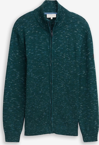 Vestes en maille TOM TAILOR en vert : devant