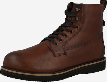 Bottines à lacets BURTON MENSWEAR LONDON en marron : devant