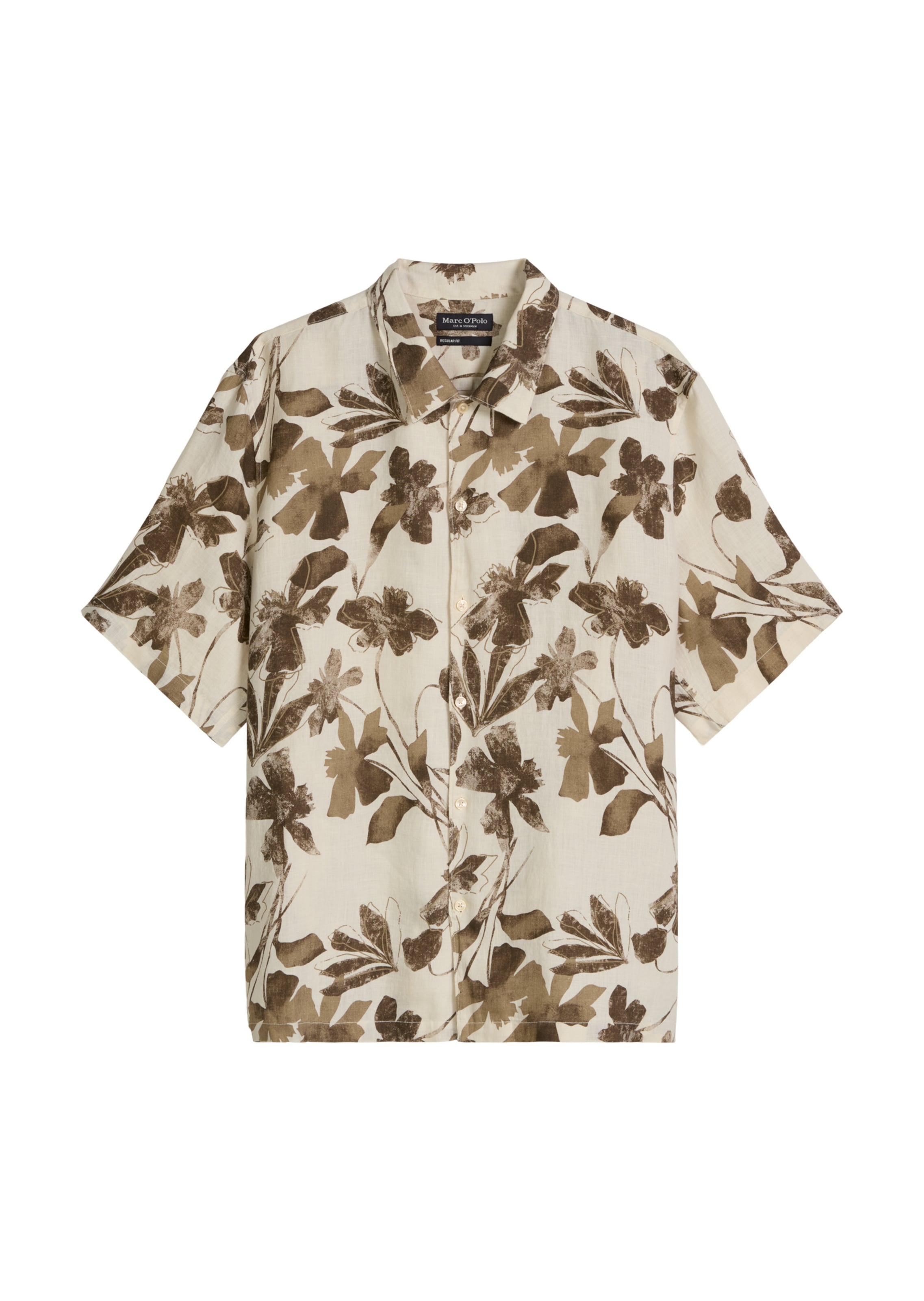 Marc O'Polo Hemd in Beige: Vorderseite