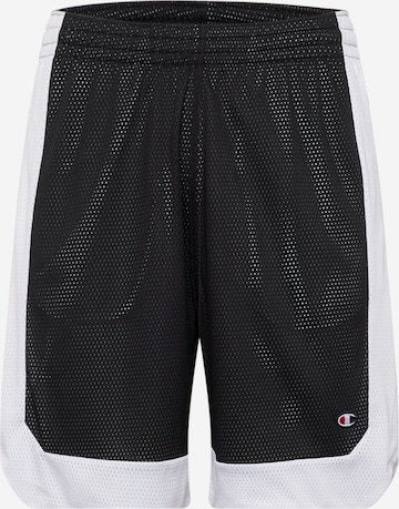 Champion Authentic Athletic Apparel Loosefit Sportbroek in Zwart: voorkant