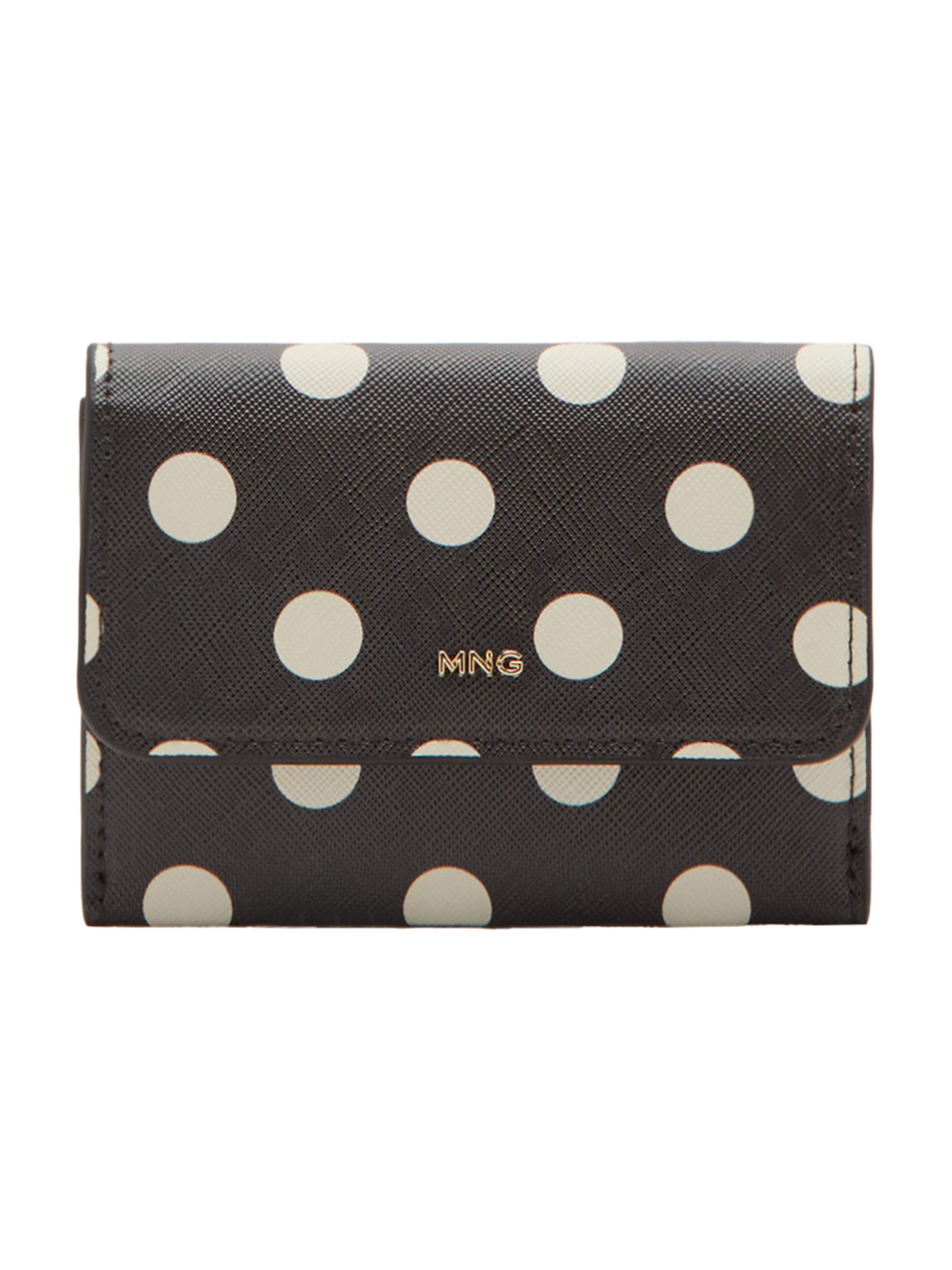 MANGO Portemonnee 'DOLORES' in Bruin: voorkant