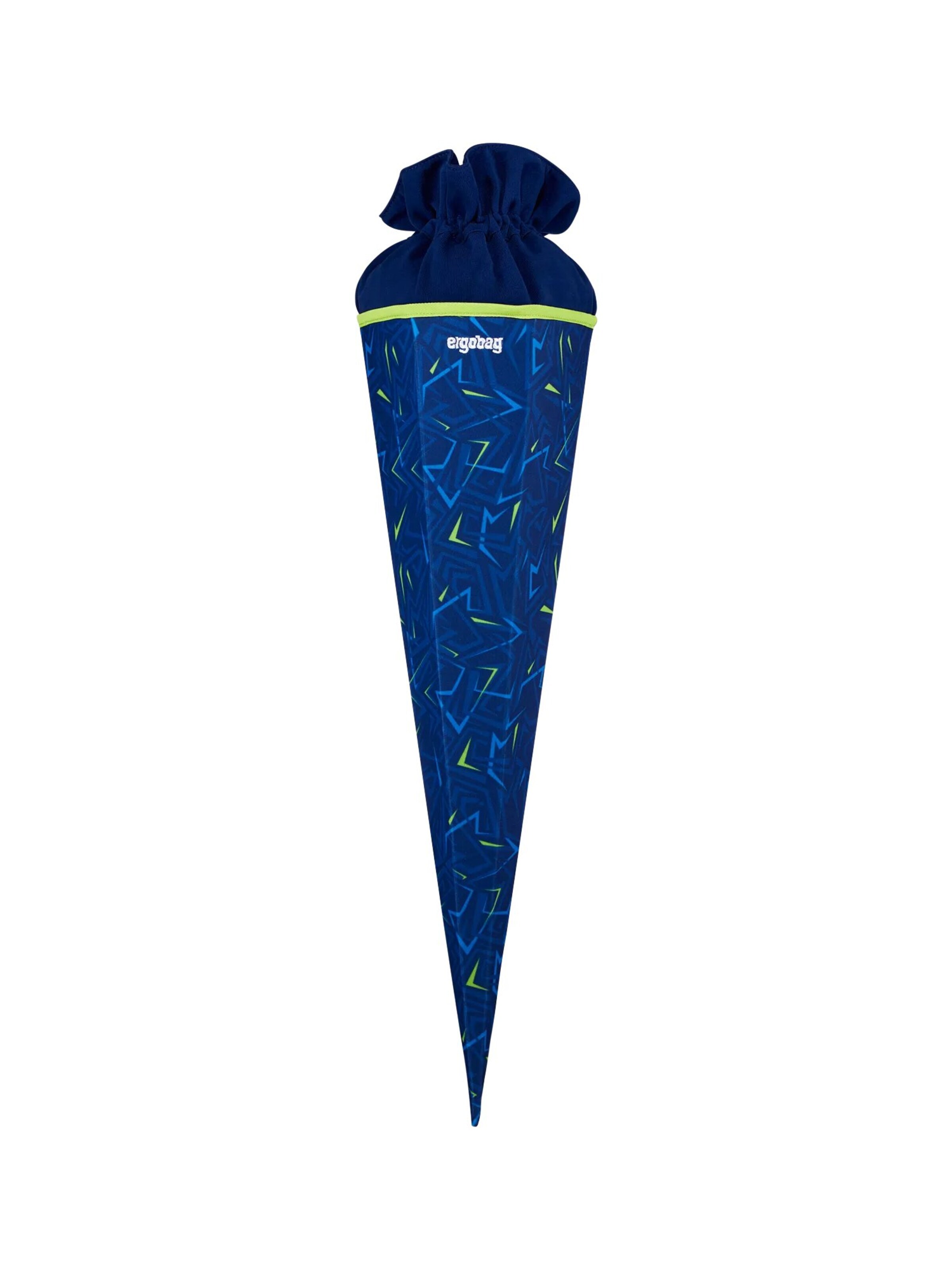 ergobag Bag 'Schultüte Schultüte' in Blue: front