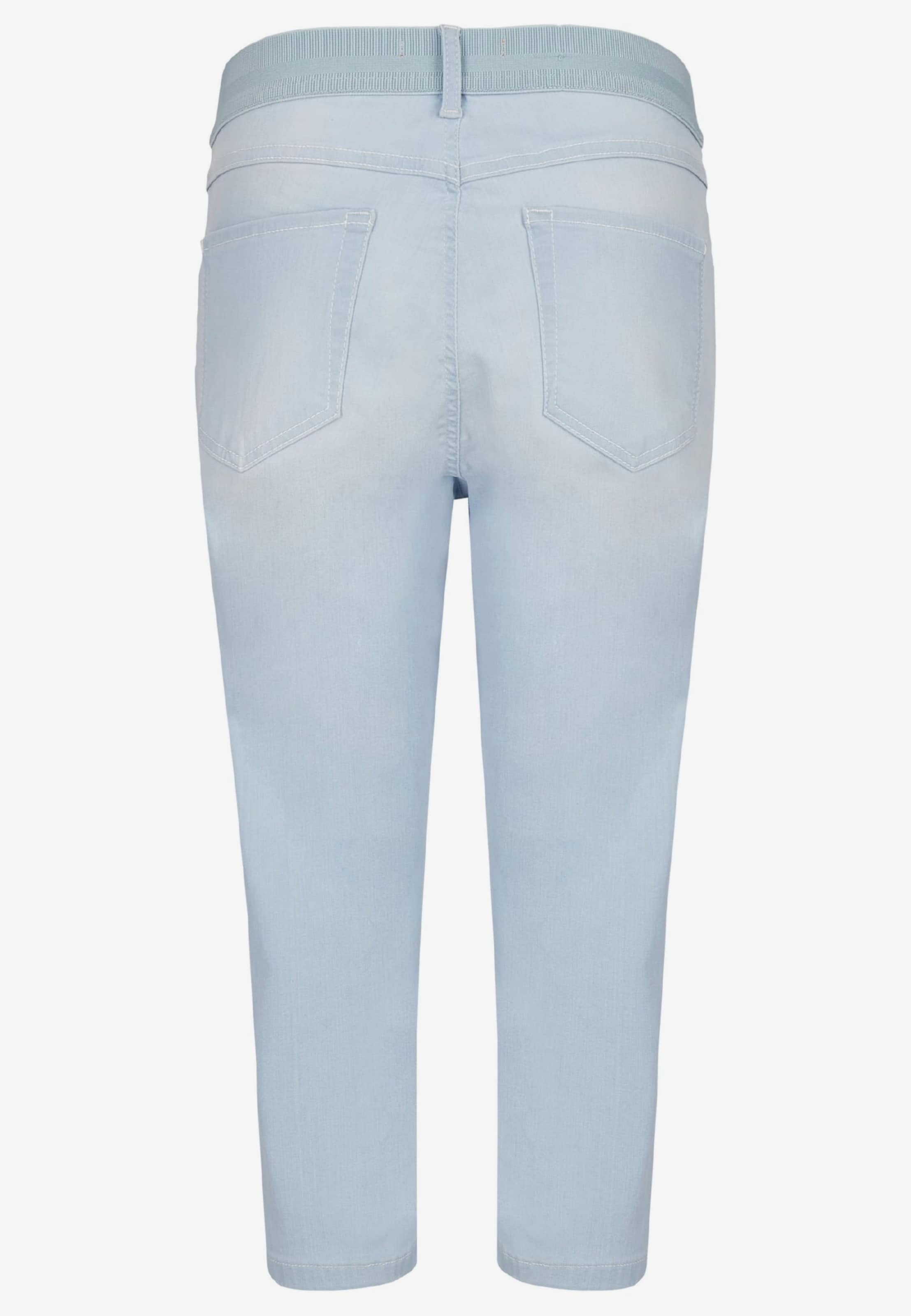 Slimfit in Jeans Jeans YOU | Onesize Capri Blau Kurze Dehnbund ABOUT Angels