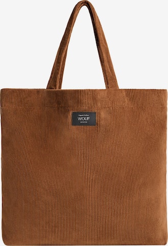 Wouf Shopper in Bruin: voorkant