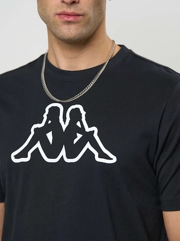 KAPPA Comfort Fit Skjorte ' Logo Cromen ' i beige