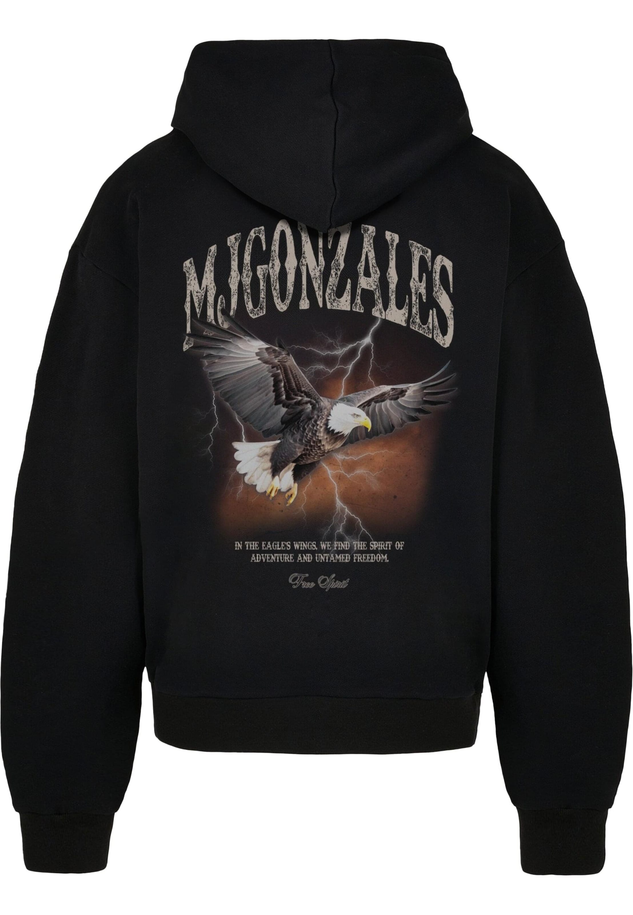 MJ Gonzales Свитшот 'Wild Wings' в Черный