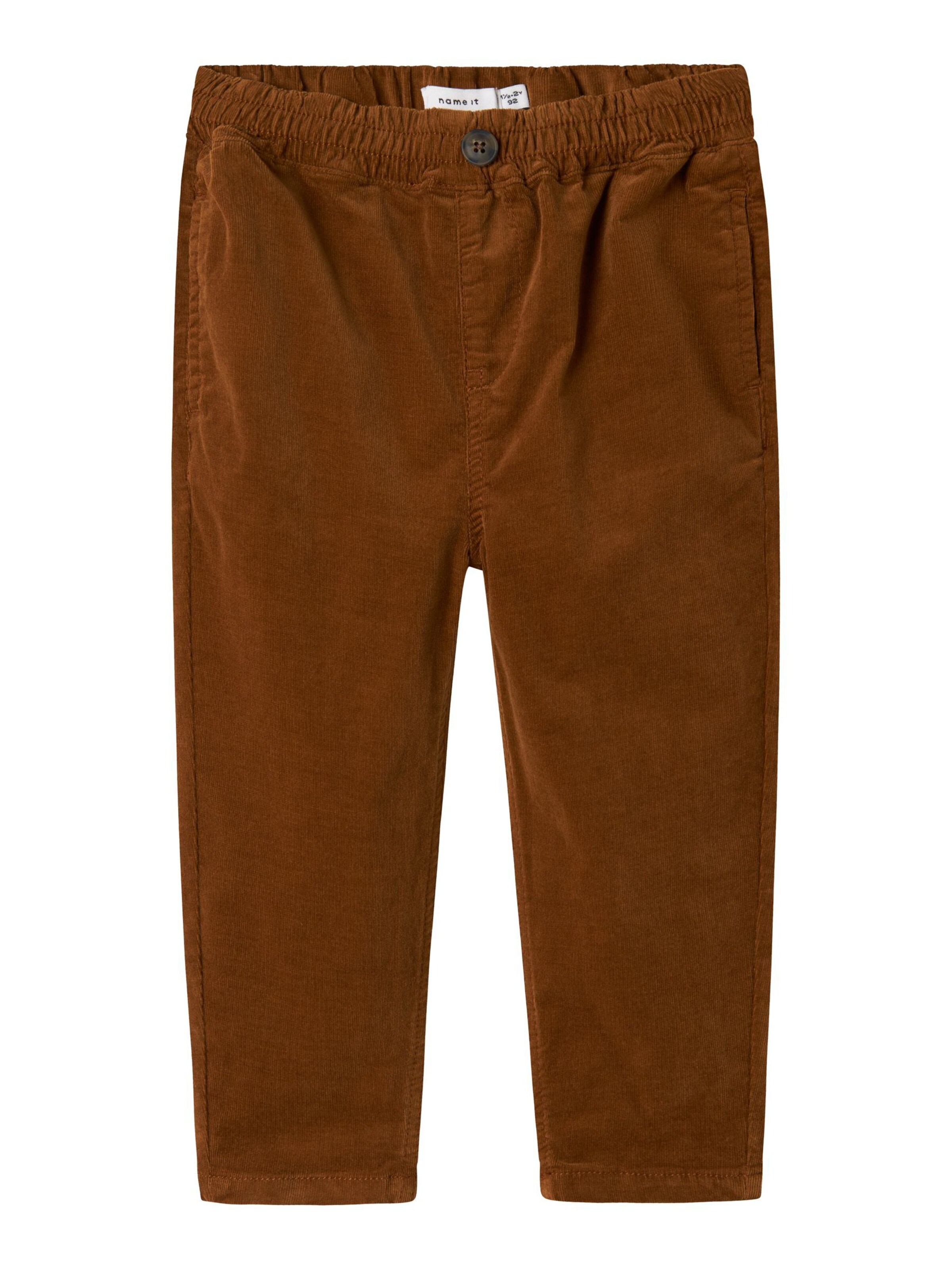 NAME IT - regular Pantalón en marrón: frente