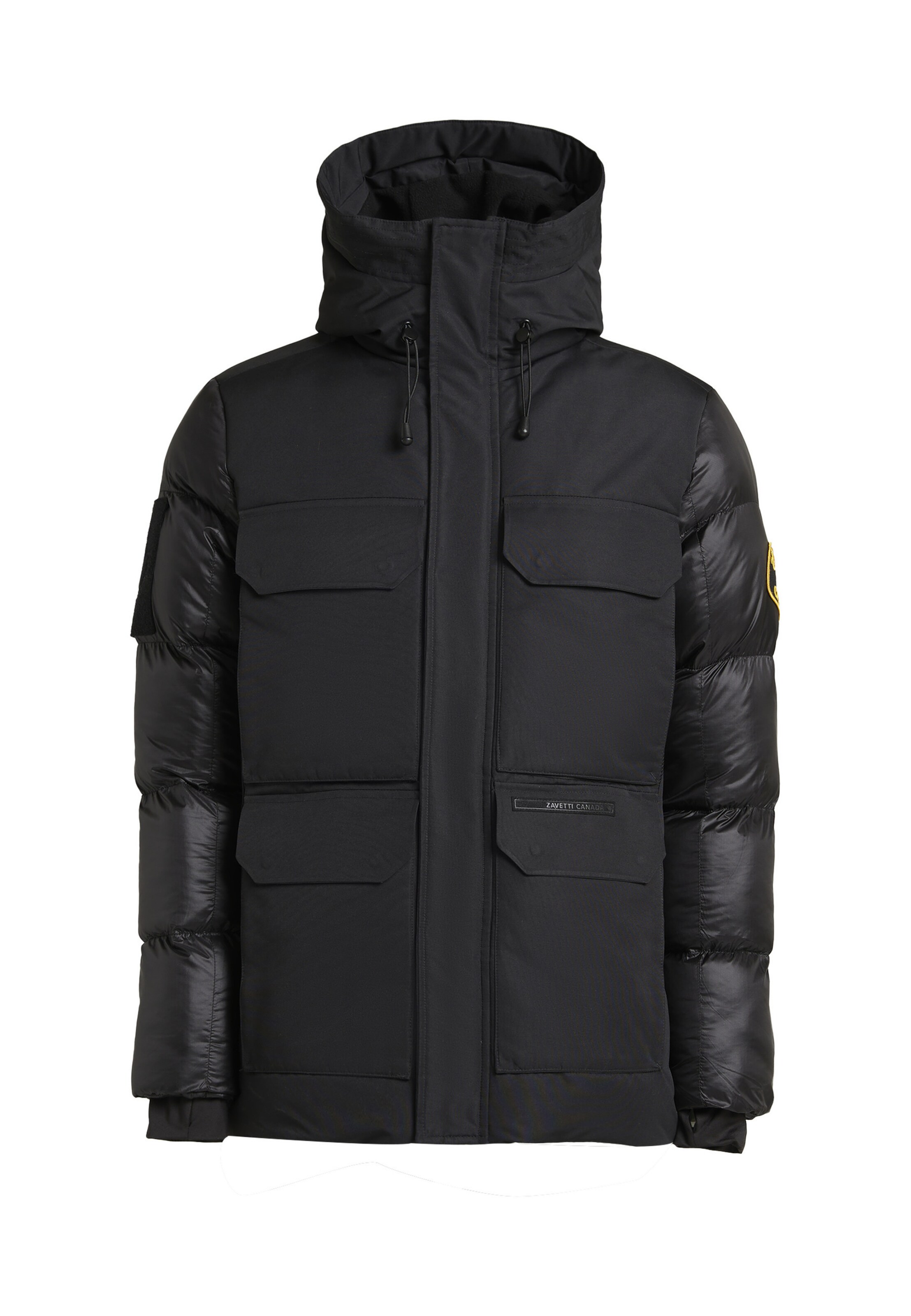 Zavetti Canada - Parca de invierno en negro: frente