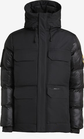 Zavetti Canada - Parca de invierno en negro: frente