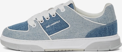 KARL LAGERFELD JEANS Madalad ketsid 'Kourtney' 35 suuruses sinine teksariie / helesinine, Tootevaade