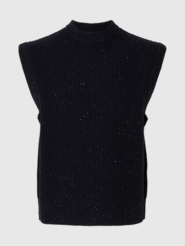 Gilet SELECTED en bleu : devant